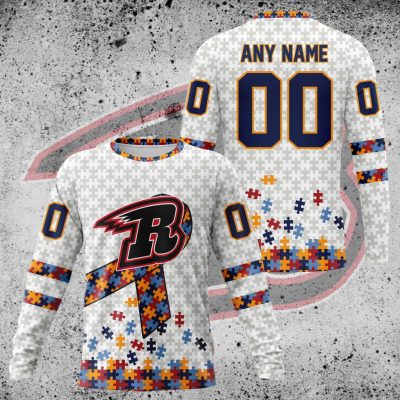 Premium ECHL Rapid City Rush Autism Awareness Performance Long Sleeve Shirt