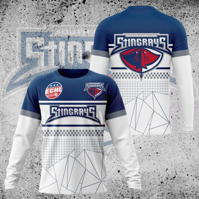 Premium ECHL South Carolina Stingrays Performance Long Sleeve Shirt