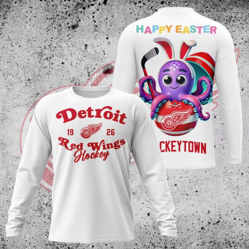 Premium NHL Detroit Red Wings Performance Long Sleeve Shirt