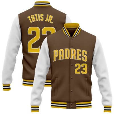 San Diego Padres 2025 Baseball Jacket Varsity Jacket - Fernando Tatis Jr.