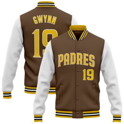 San Diego Padres 2025 Baseball Jacket Varsity Jacket - Tony Gwynn