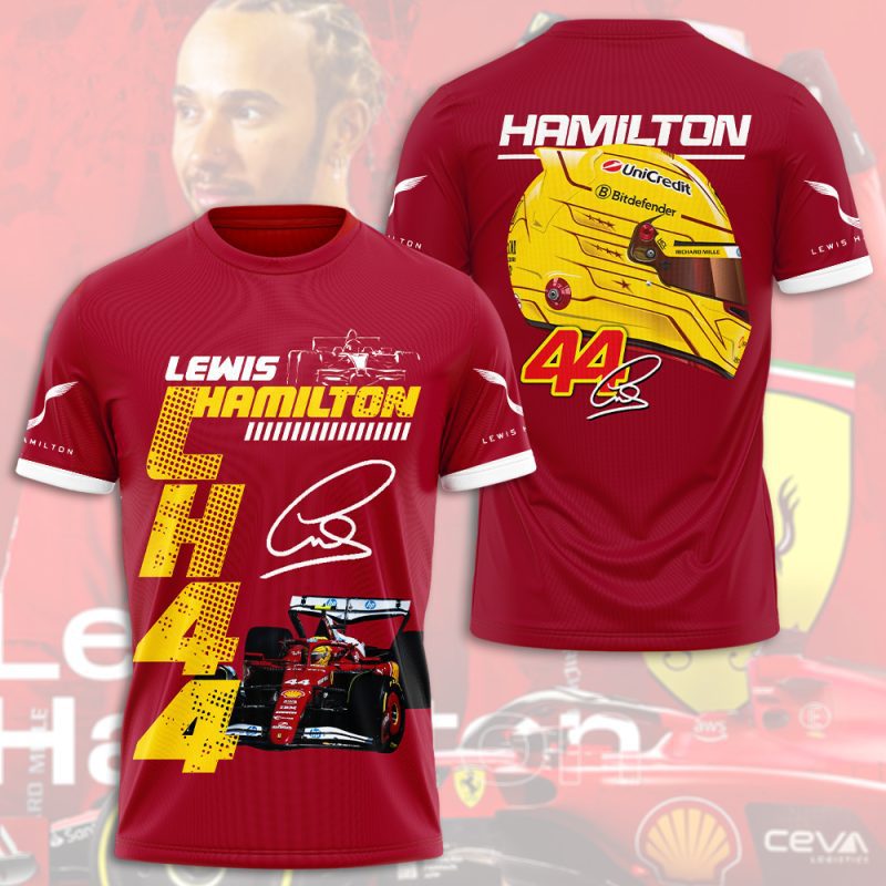 Scuderia Ferrari x Lewis Hamilton Unisex Performance T-Shirt GNC3001