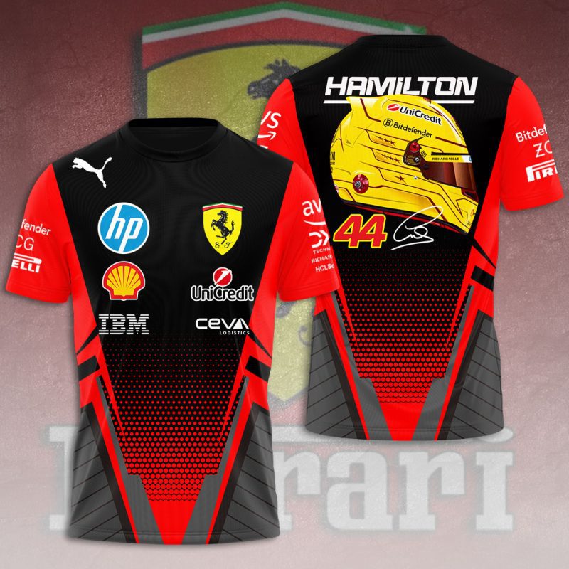 Scuderia Ferrari x Lewis Hamilton Unisex Performance T-Shirt GNC3007