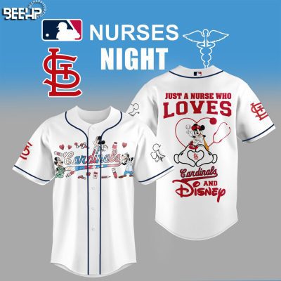 St.Louis Cardinals Mickey Mouse Just A Nurse Who Loves Special Edition 2025 Baseball Jersey