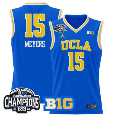 UCLA Bruins 2025 Big Ten Women's Conference Tournament Champions Lightweight Basketball Jersey - Royal Ann Meyers