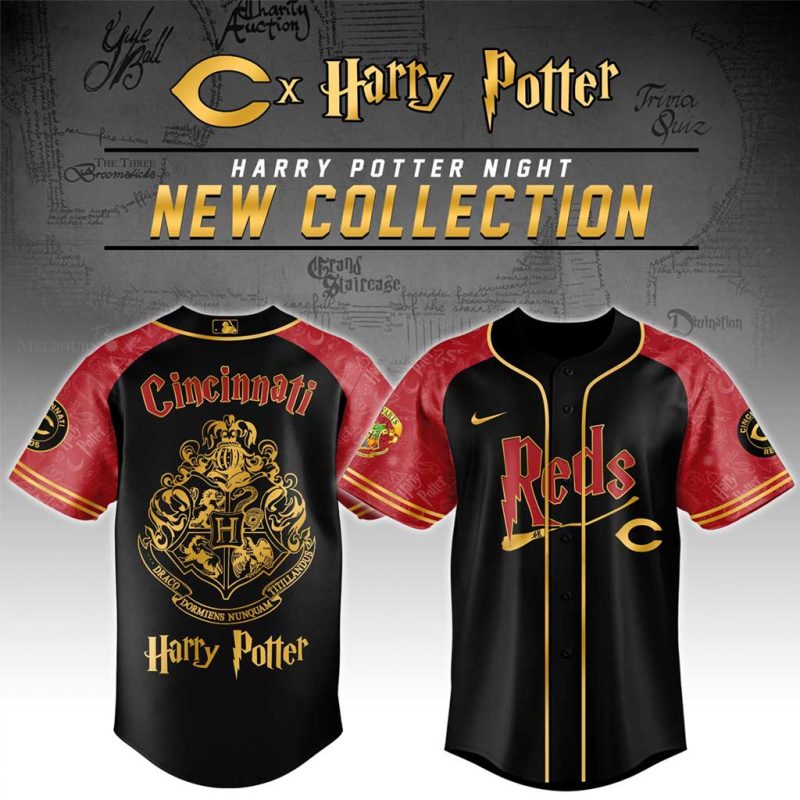 Cincinnati Reds MLB x Harry Potter Night Game Limited Edition Jersey 2025