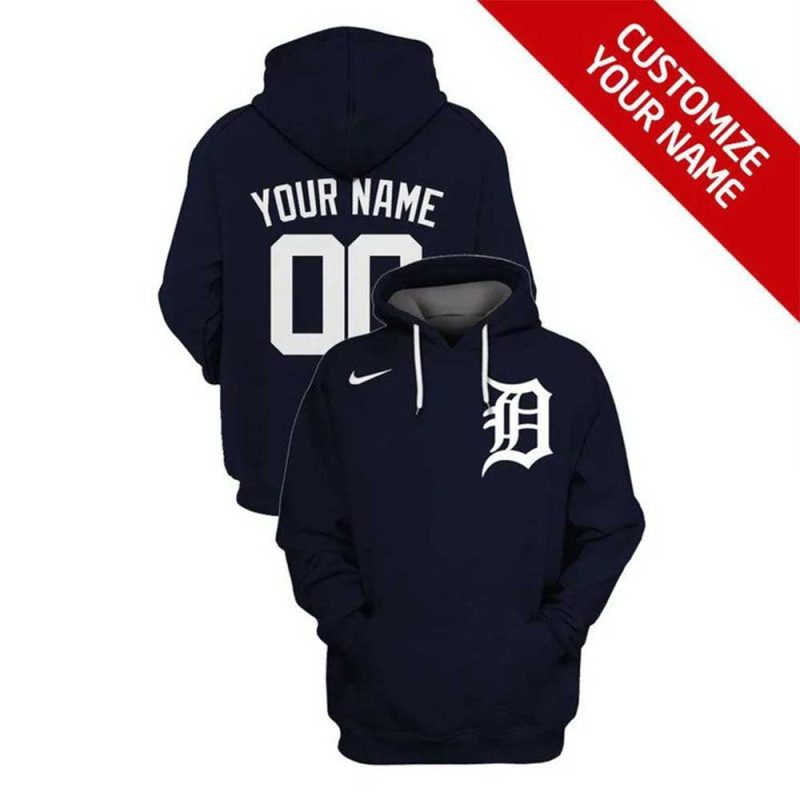 Detroit Tigers Custom Name Number Unisex Hoodie Style Jersey Special Edition PJH1119