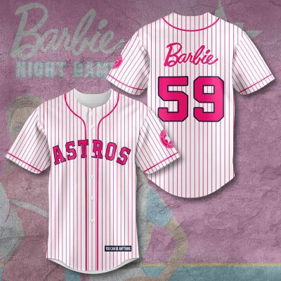 Houston Astros x Barbie Night Game Baseball Jersey BJG1307