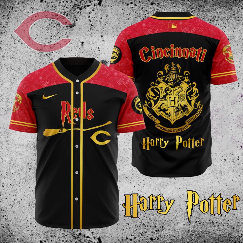 MLB Cincinnati Reds X Harry Potter Baseball Jersey DBJ1147