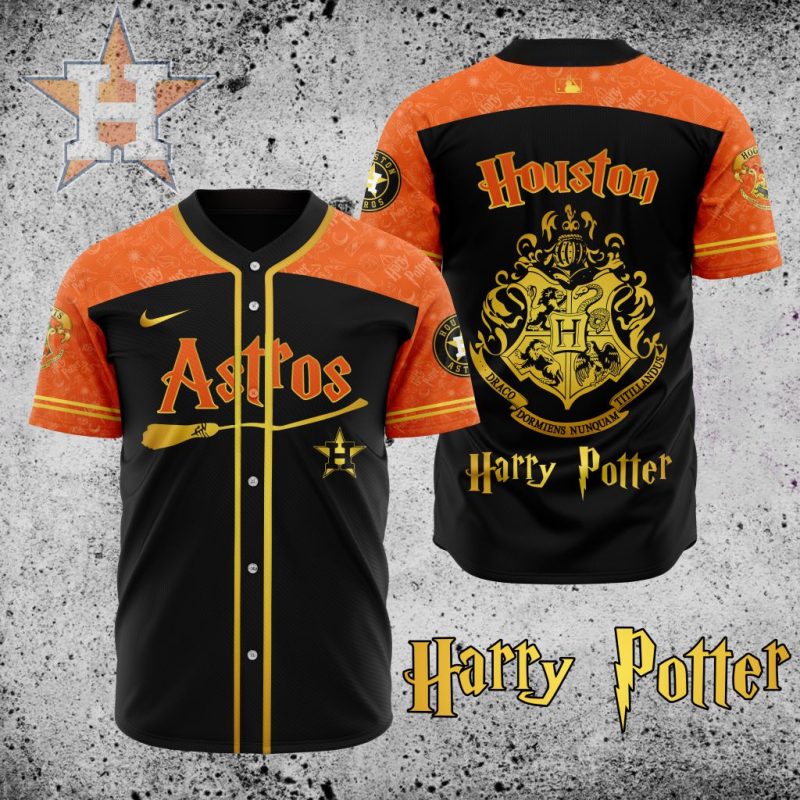 MLB Houston Astros X Harry Potter Baseball Jersey DBJ1141