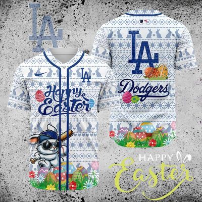 MLB Los Angeles Dodgers Happy Easter Baseball Jersey DBJ1169