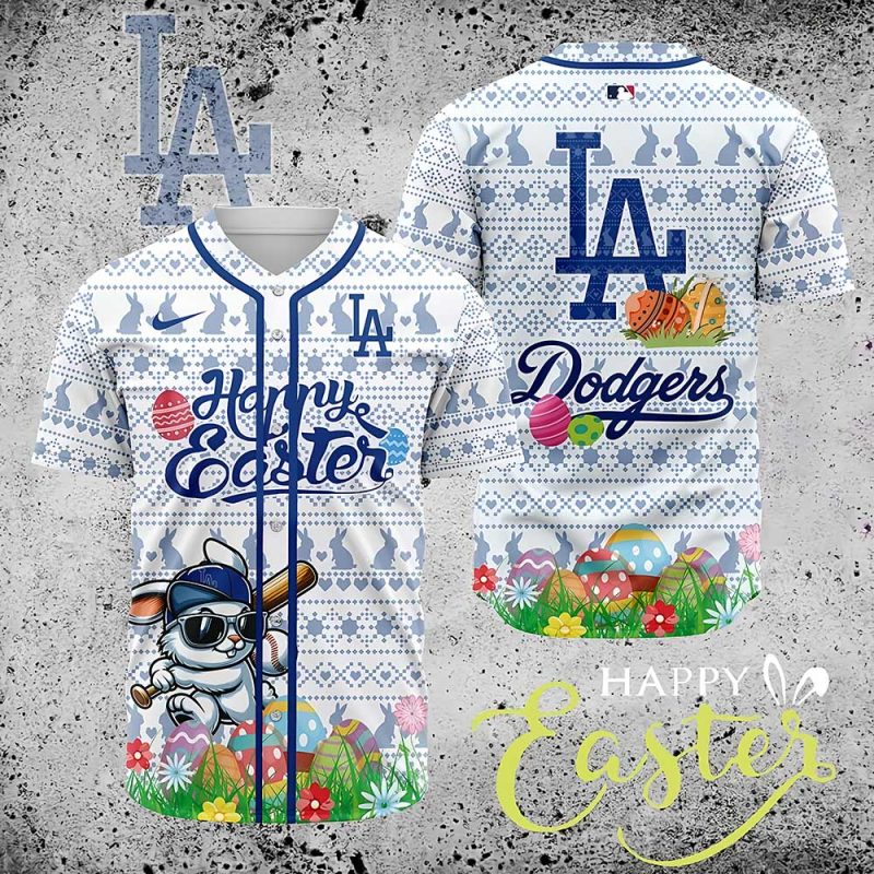 MLB Los Angeles Dodgers Happy Easter Baseball Jersey DBJ1169