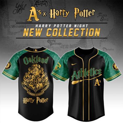 Oakland Athletics MLB x Harry Potter Night Game Limited Edition Jersey 2025