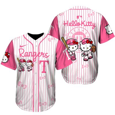 Texas Rangers x Hello Kitty Night Game 2025 Limited Edition Baseball Jersey