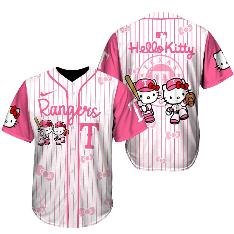 Texas Rangers x Hello Kitty Night Game 2025 Limited Edition Baseball Jersey
