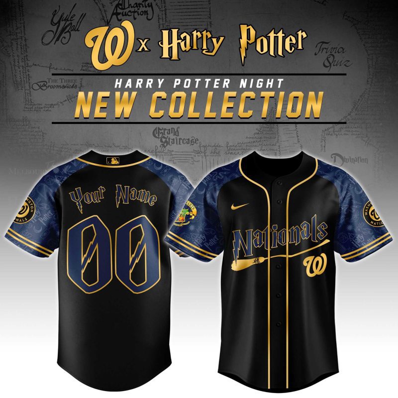 Washington Nationals MLB x Harry Potter Night Game Limited Edition Jersey 2025
