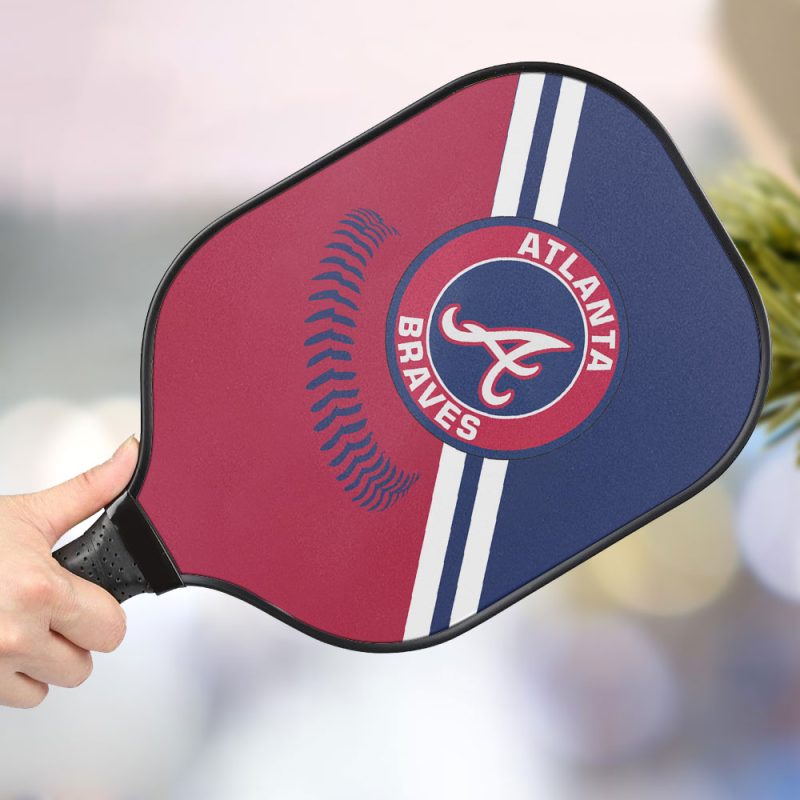Atlanta Braves Personalized Pickleball Paddle