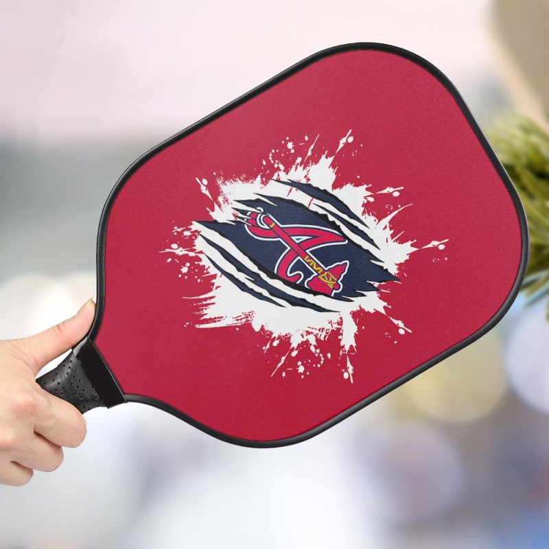 Atlanta Braves Personalized Pickleball Paddle