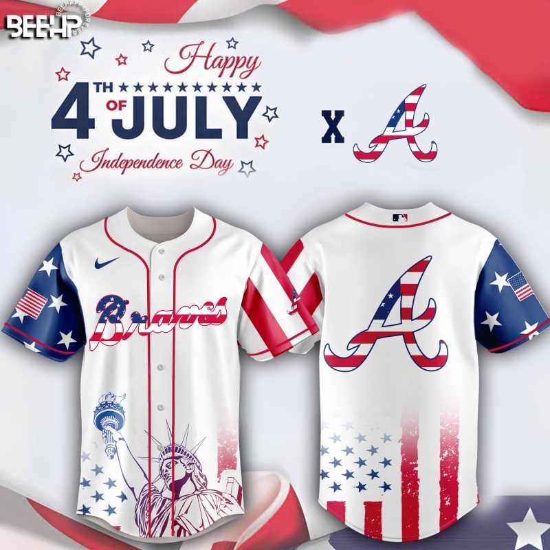 Atlanta Braves Special Independence Day 2025 Baseball Jersey