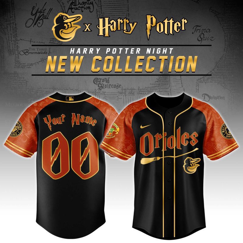 Baltimore Orioles MLB x Harry Potter Night Game Limited Edition Jersey 2025