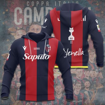 Bologna FC Champion 2025 Unisex Performance Hoodie GNS1772