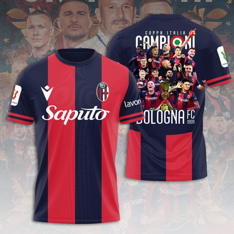 Bologna FC Performance Champion 2025 Unisex Performance T-Shirt GNS1493