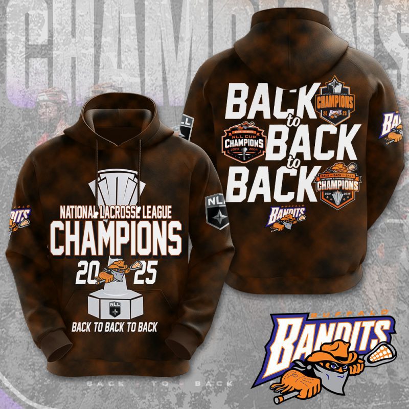 Buffalo Bandits Champion 2025 Unisex Performance Hoodie GNS1557