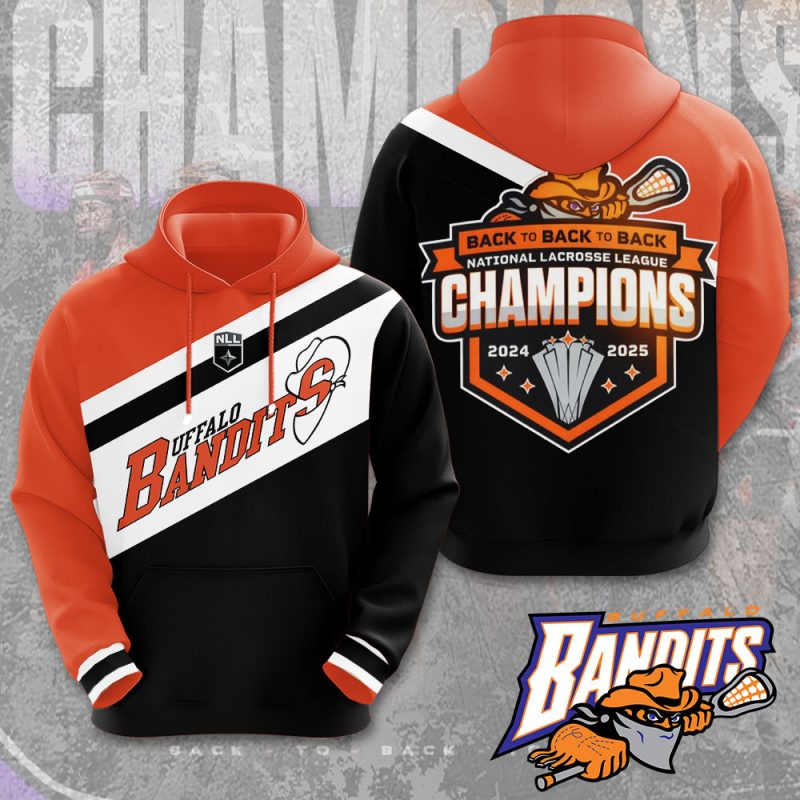 Buffalo Bandits Champion 2025 Unisex Performance Hoodie GNS1562