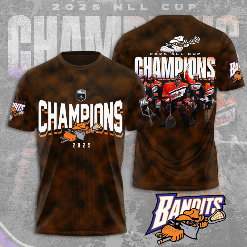 Buffalo Bandits Performance Champion 2025 Unisex Performance T-Shirt GNS1021