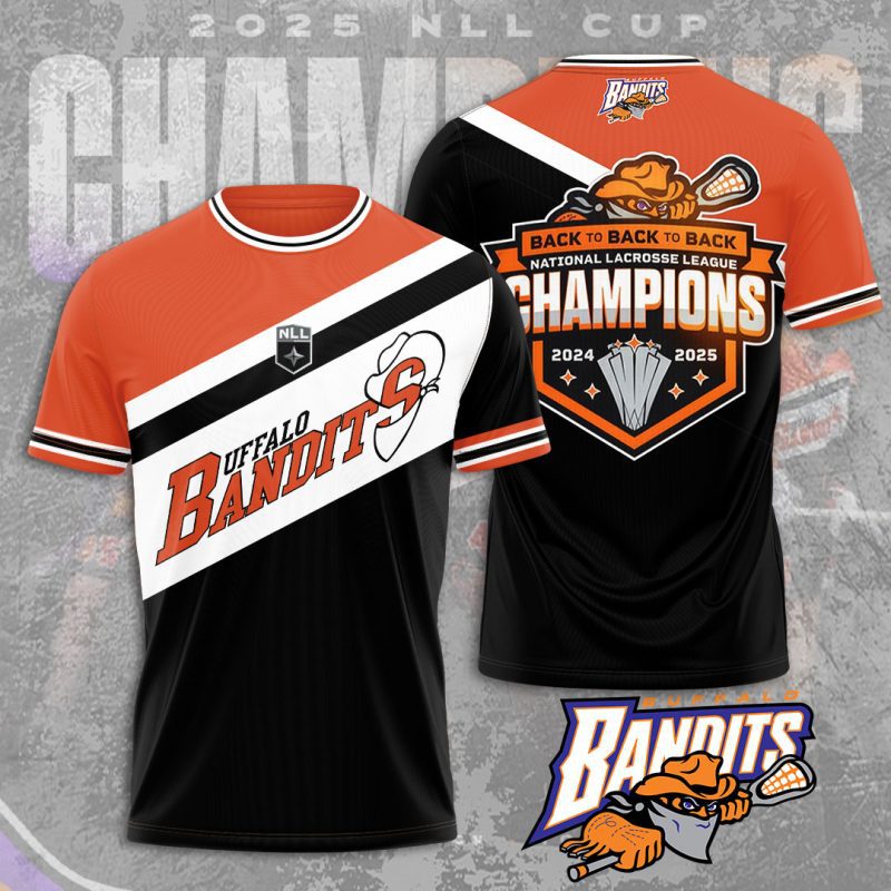 Buffalo Bandits Performance Champion 2025 Unisex Performance T-Shirt GNS1065