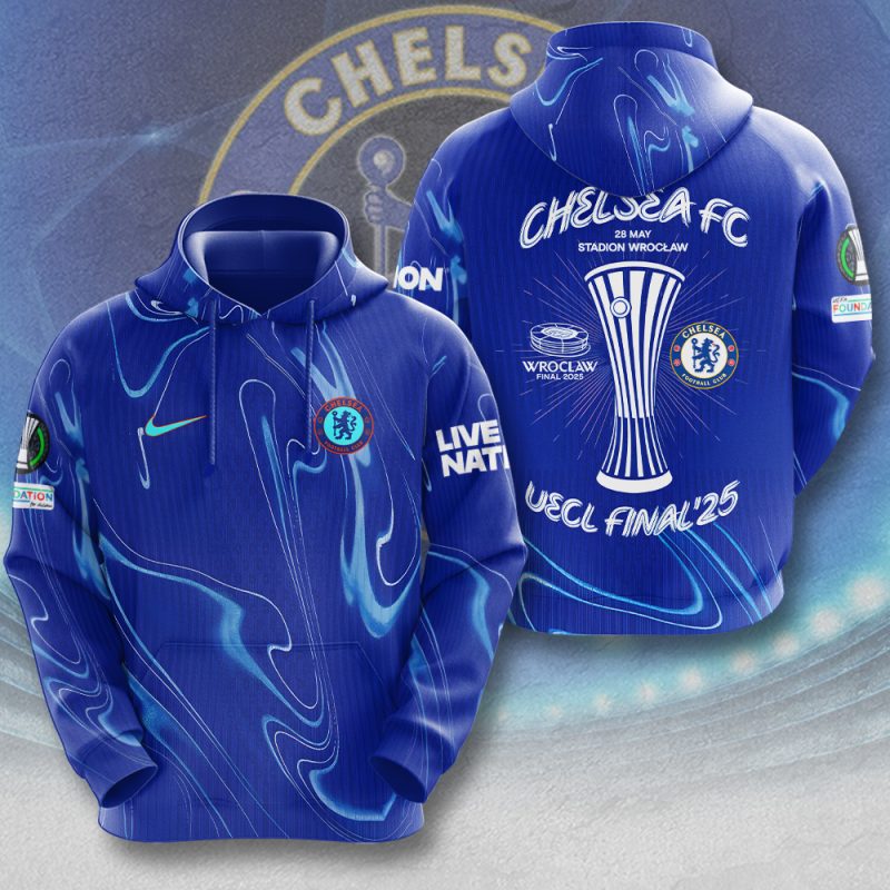 Chelsea FC Champion 2025 Unisex Performance Hoodie GNS1737