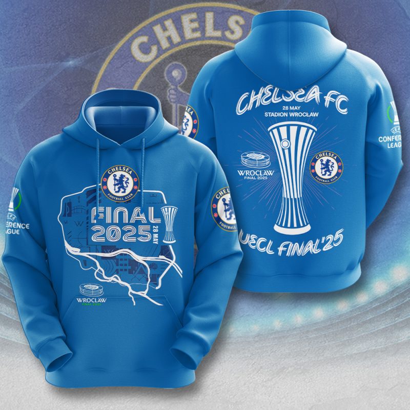 Chelsea FC Champion 2025 Unisex Performance Hoodie GNS1742