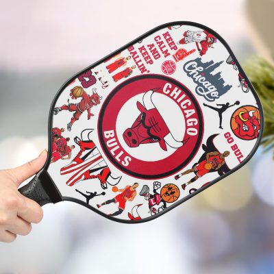 Chicago Bulls Personalized Pickleball Paddle