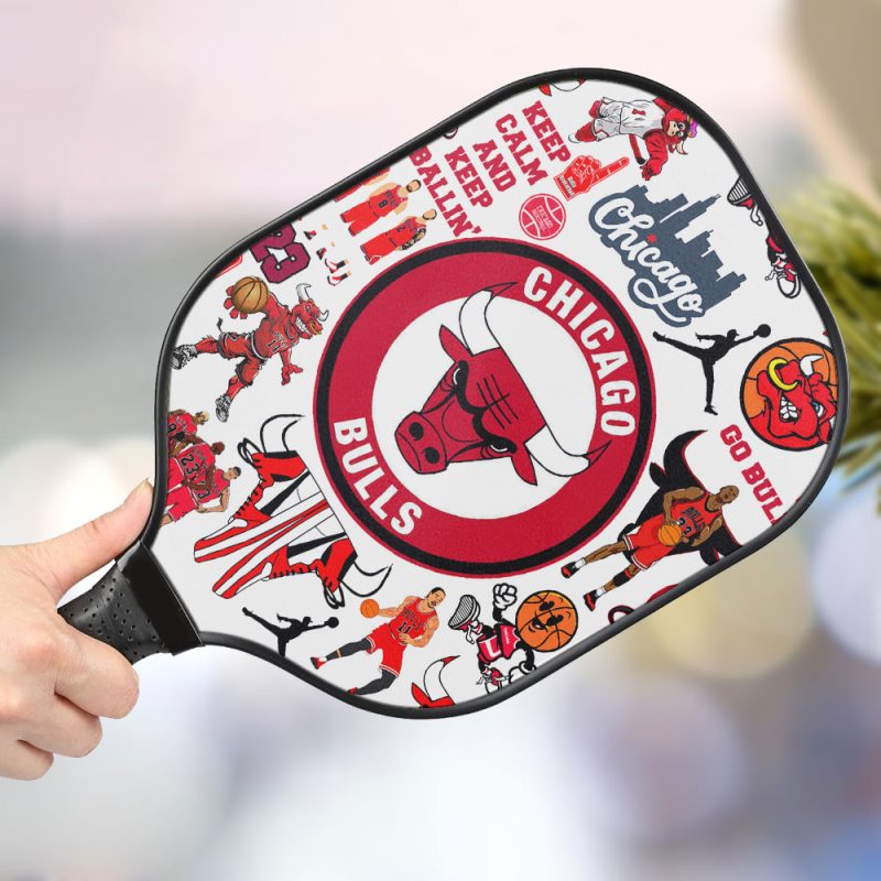 Chicago Bulls Personalized Pickleball Paddle