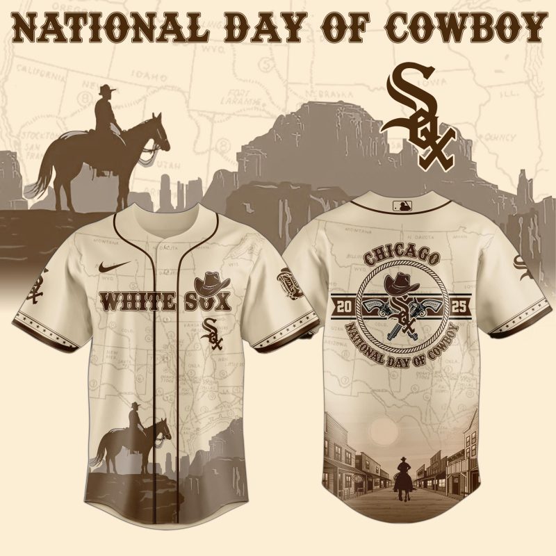 Chicago White Sox MLB x National Day Of Cowboy Personalized Baseball Jersey For Fans