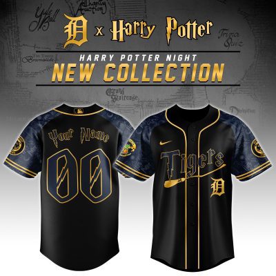 Detroit Tigers MLB x Harry Potter Night Game Limited Edition Jersey 2025