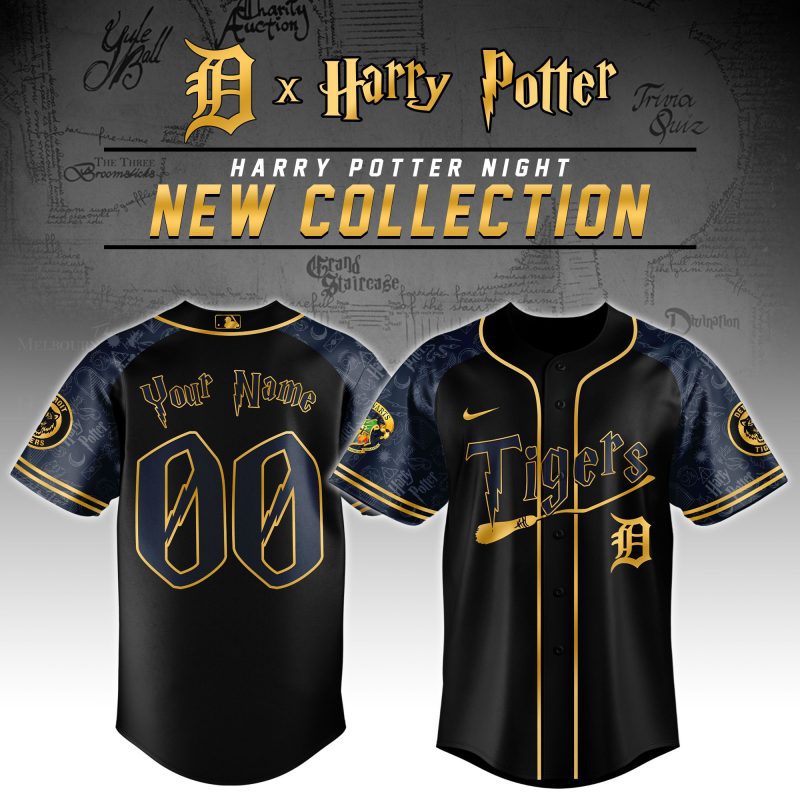 Detroit Tigers MLB x Harry Potter Night Game Limited Edition Jersey 2025