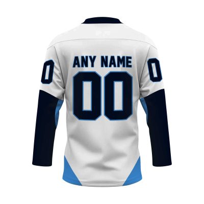 ECHL Toledo Walleye Personalized White Lace Hockey Jersey