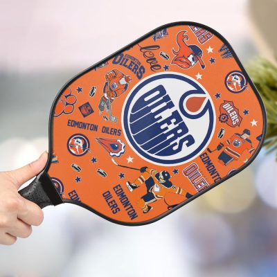 Edmonton Oilers Personalized Pickleball Paddle