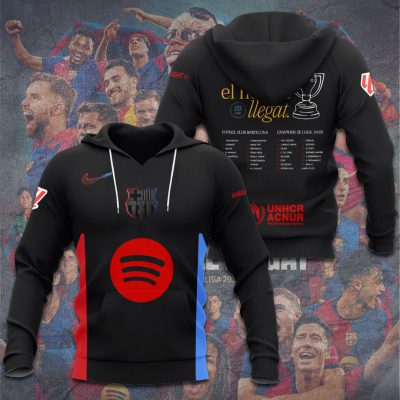 FC Barcelona Champion 2025 Unisex Performance Hoodie GNS1747
