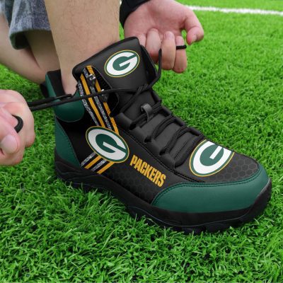 Green Bay Packers Hiking Shoes Waterproof Trekking Sneakers AHK1032