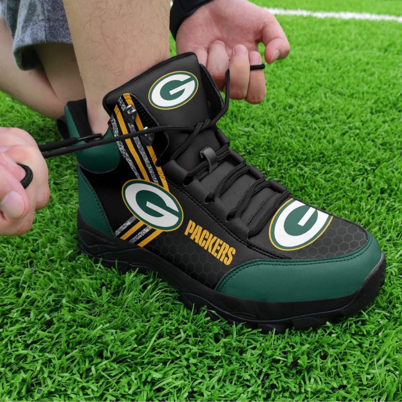 Green Bay Packers Hiking Shoes Waterproof Trekking Sneakers AHK1032
