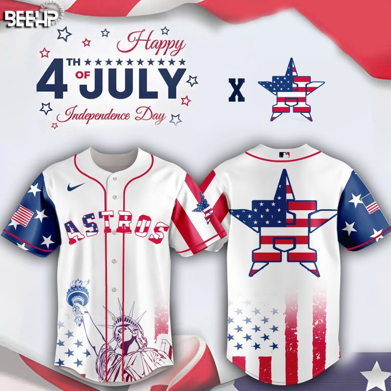 Houston Astros Special Independence Day 2025 Baseball Jersey