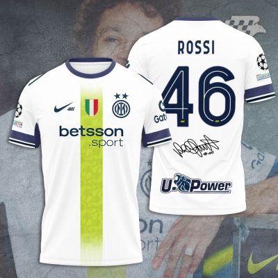 Inter Milan FC x Valentino Rossi Performance Champion 2025 Unisex Performance T-Shirt GNS1484