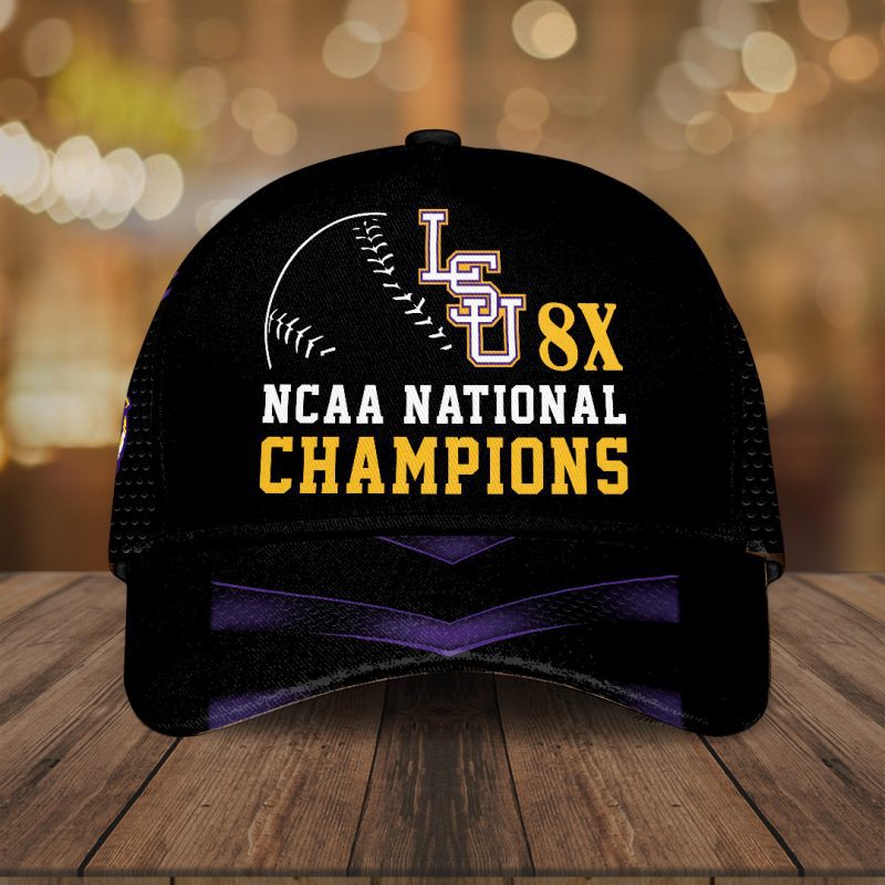 LSU Tigers Baseball NCAA National Champion 2025 College World Series Winner Classic Cap GNC6067
