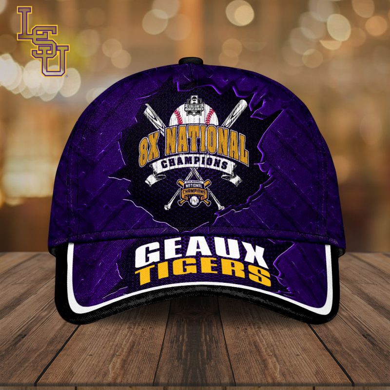 LSU Tigers Baseball NCAA National Champion 2025 College World Series Winner Classic Cap GNC6075