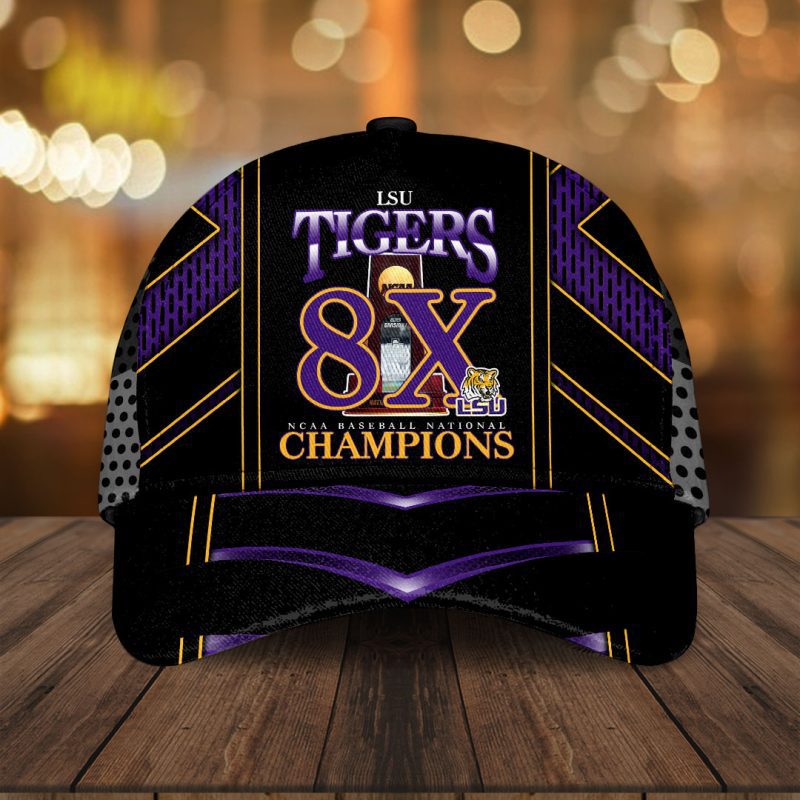 LSU Tigers Baseball NCAA National Champion 2025 College World Series Winner Classic Cap GNC6116