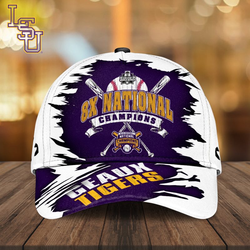 LSU Tigers Baseball NCAA National Champion 2025 College World Series Winner Classic Cap GNC6129
