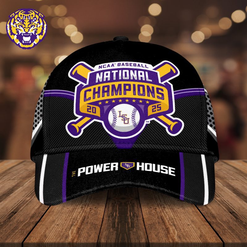 LSU Tigers Baseball NCAA National Champion 2025 College World Series Winner Classic Cap GNC6157