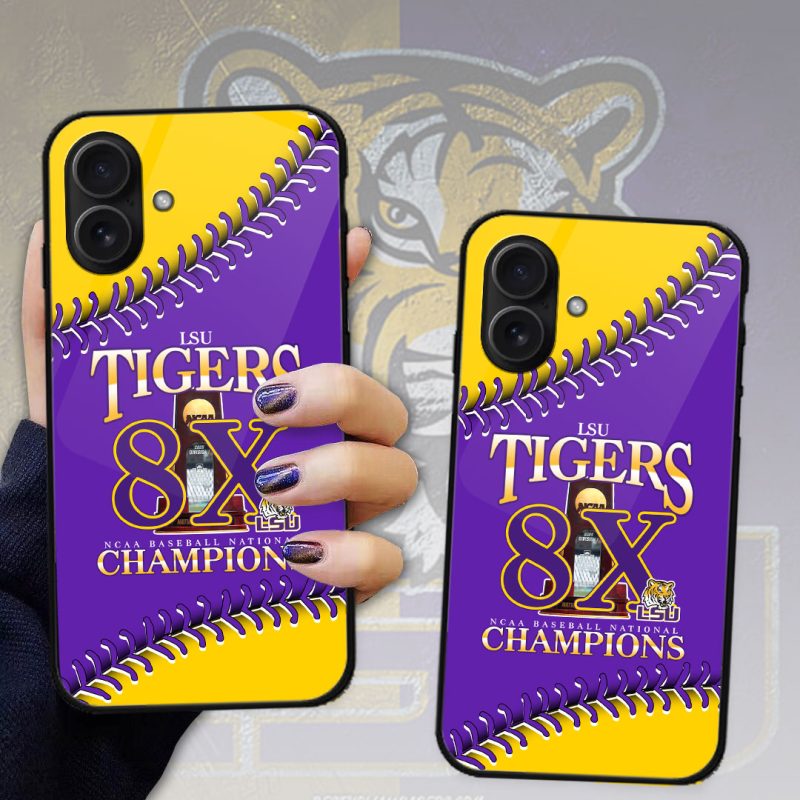 LSU Tigers Baseball NCAA National Champion 2025 College World Series Winner Phone Case GNC6005